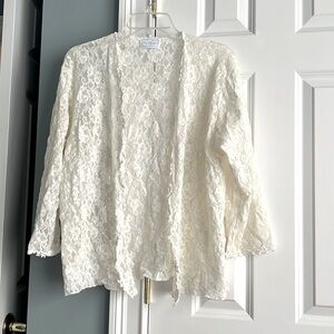 Hanky Panky Lacy Top, cardigan style